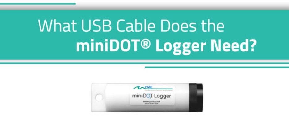what usb cable does the minidot logger need?