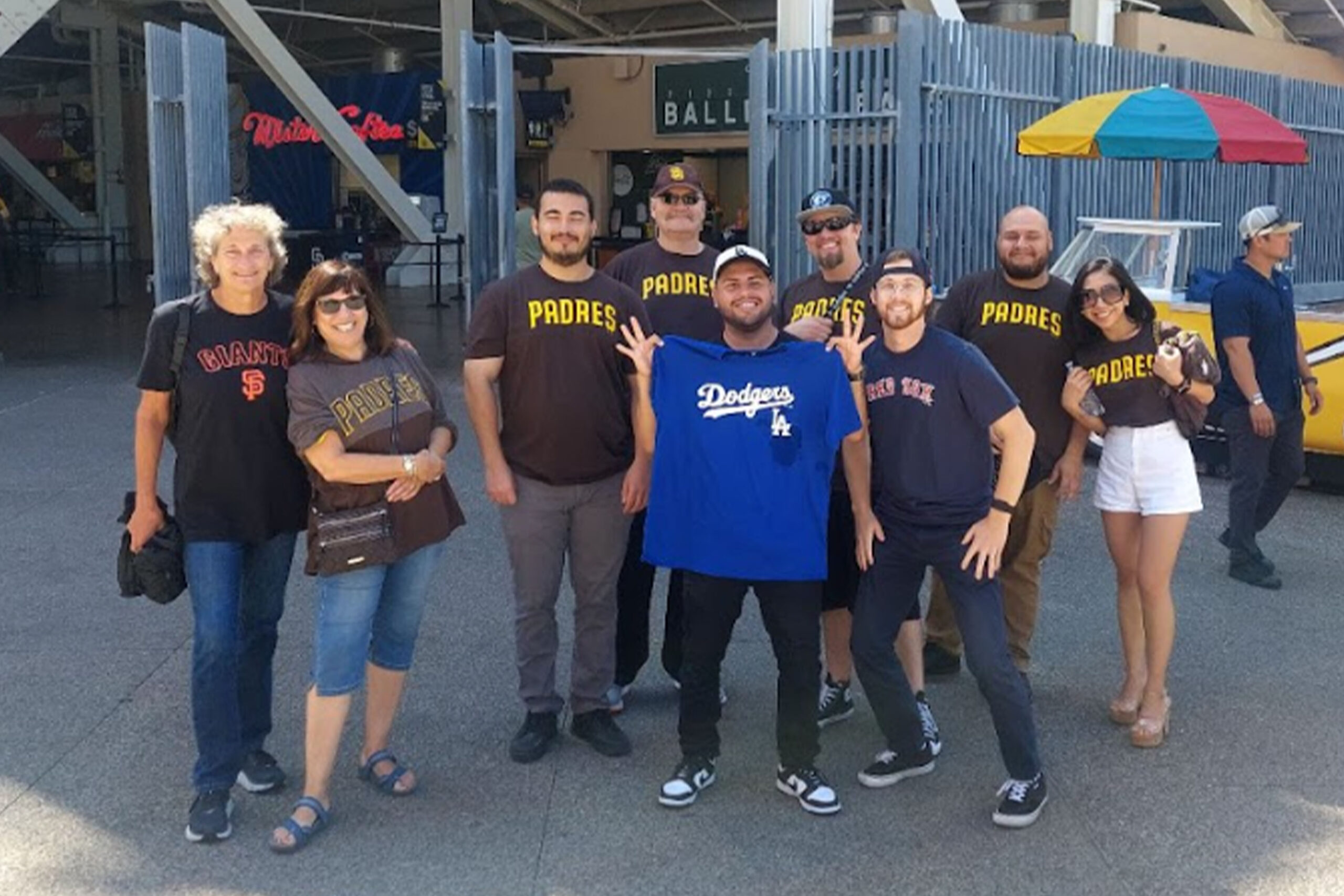 pme team at padres game