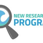 Graphic image with a magnifying glass and PME logo that reads, "New Researcher Program."