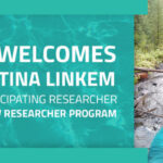 A picture of Christina Linkem, the fourth researcher in PME’s new researcher program. Text on the graphic overlay reads, "PME Welcomes Christina Linkem as a Participating Researcher in the New Researcher Program."