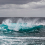 An image of open ocean waves